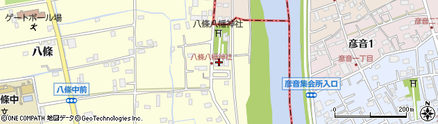 埼玉県八潮市八條4058周辺の地図