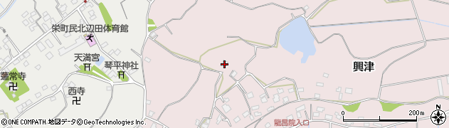 千葉県印旛郡栄町興津182周辺の地図