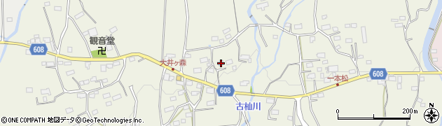 山梨県北杜市長坂町大井ヶ森710周辺の地図