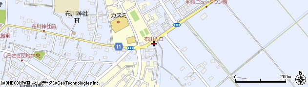 布川入口周辺の地図