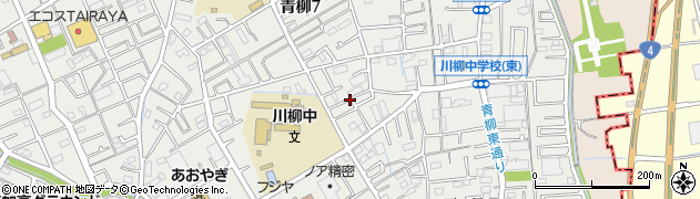 青柳第21公園周辺の地図