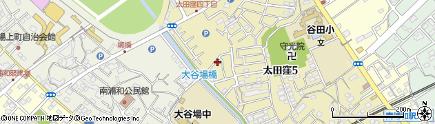 太田窪五丁目公園周辺の地図