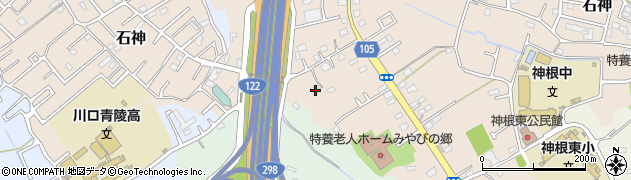 埼玉県川口市石神112周辺の地図