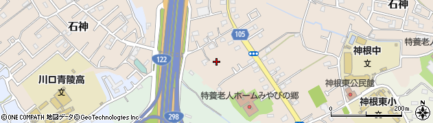 埼玉県川口市石神104周辺の地図