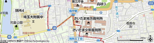 東京税関埼玉方面事務所周辺の地図