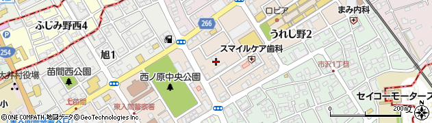 埼玉県ふじみ野市うれし野周辺の地図