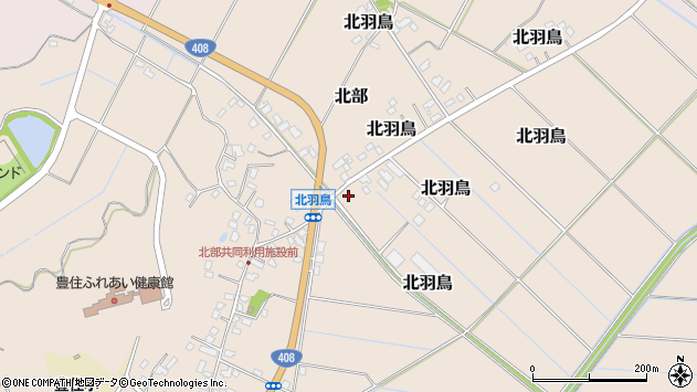 〒286-0802 千葉県成田市北部の地図