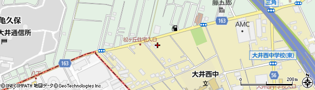 武蔵野うどん 竹國 大井武蔵野店周辺の地図