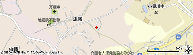千葉県香取市虫幡周辺の地図