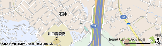 埼玉県川口市石神253周辺の地図