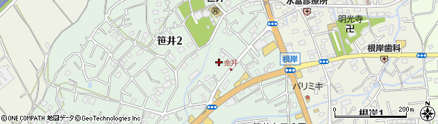 ハチ駆除サービス２４狭山笹井店周辺の地図