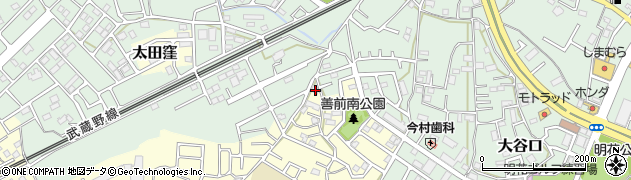 埼玉県さいたま市南区太田窪2437周辺の地図