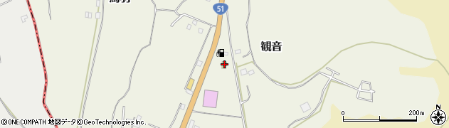 セブンイレブン佐原観音店周辺の地図