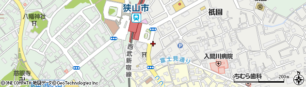 トヨタレンタリース新埼玉狭山市駅前店周辺の地図
