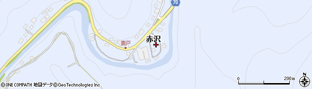 埼玉県飯能市赤沢757周辺の地図