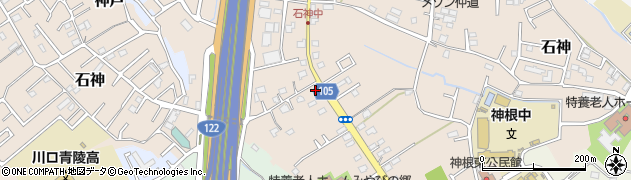 埼玉県川口市石神122周辺の地図