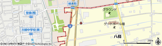 埼玉県八潮市八條731周辺の地図