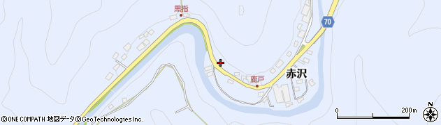 埼玉県飯能市赤沢804周辺の地図