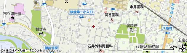 埼玉県飯能市本町周辺の地図