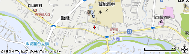 埼玉県飯能市飯能316周辺の地図