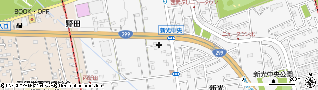 埼玉県入間市新光492周辺の地図