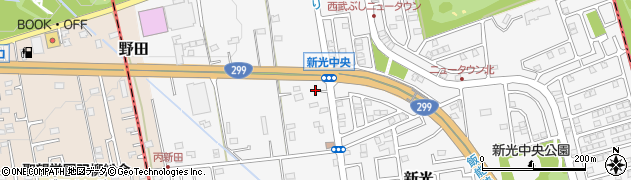 埼玉県入間市新光486周辺の地図