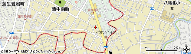 埼玉県越谷市蒲生南町15周辺の地図
