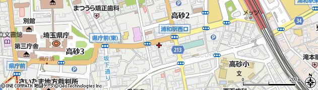 スクール２１　浦和一女生専門高等部周辺の地図