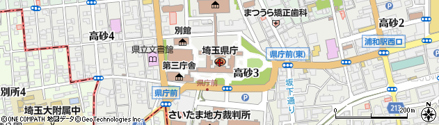 埼玉県周辺の地図