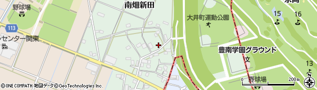 埼玉県富士見市南畑新田755周辺の地図