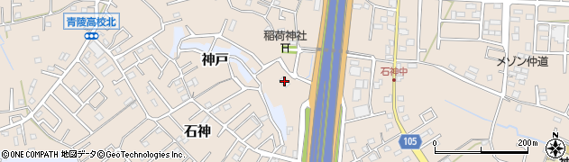 埼玉県川口市石神382周辺の地図