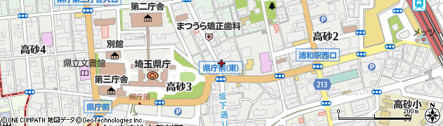 武笠表具店周辺の地図