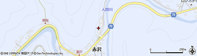 埼玉県飯能市赤沢723周辺の地図