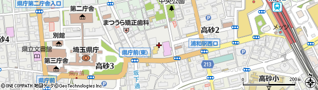 埼玉会館　会議室周辺の地図