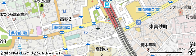 ヴィアンジュ 浦和西口駅前店周辺の地図
