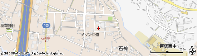 埼玉県川口市石神周辺の地図