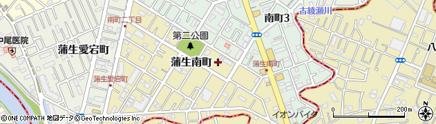 埼玉県越谷市蒲生南町5周辺の地図