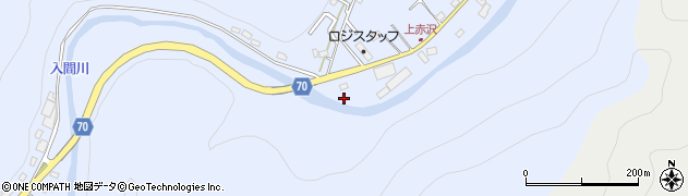 埼玉県飯能市赤沢599周辺の地図
