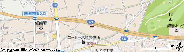 埼玉県飯能市双柳1307周辺の地図