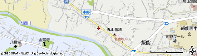 埼玉県飯能市飯能482周辺の地図