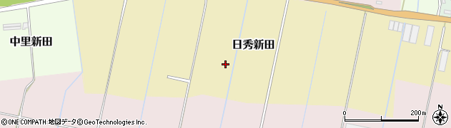 千葉県我孫子市日秀新田周辺の地図