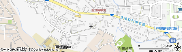 埼玉県川口市西立野周辺の地図