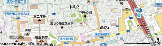 Ｉ・Ｓ・Ｅ大熊学院　浦和教室周辺の地図