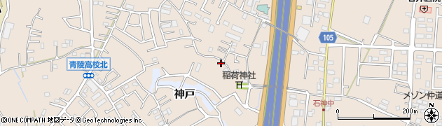 埼玉県川口市石神355周辺の地図