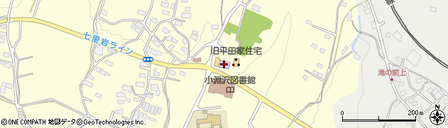 郷土資料館周辺の地図
