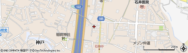 埼玉県川口市石神525周辺の地図