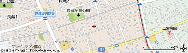 安行藤八西公園周辺の地図