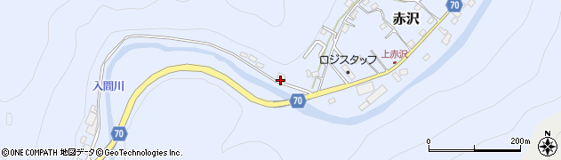 埼玉県飯能市赤沢666周辺の地図