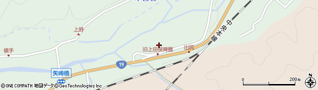 長野県木曽町（木曽郡）新開（中部）周辺の地図
