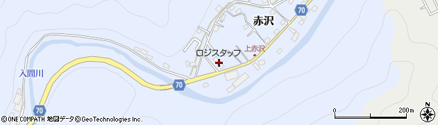 埼玉県飯能市赤沢629周辺の地図